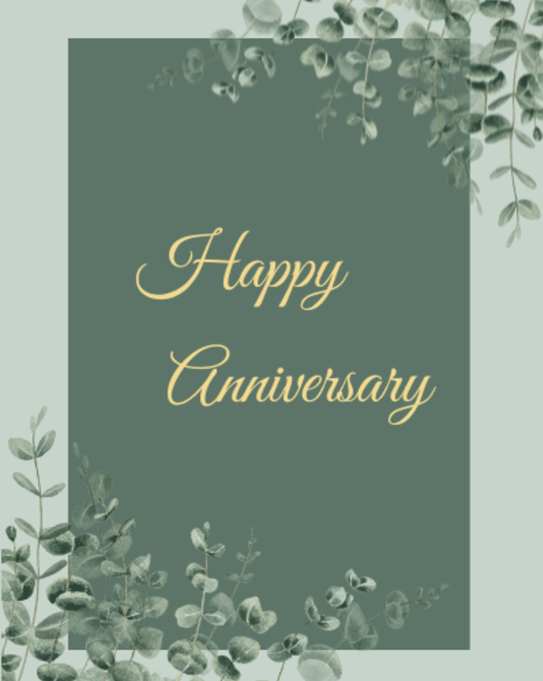 Create an anniversary-themed nonprofit eCard that people can send to celebrate a special milestone.