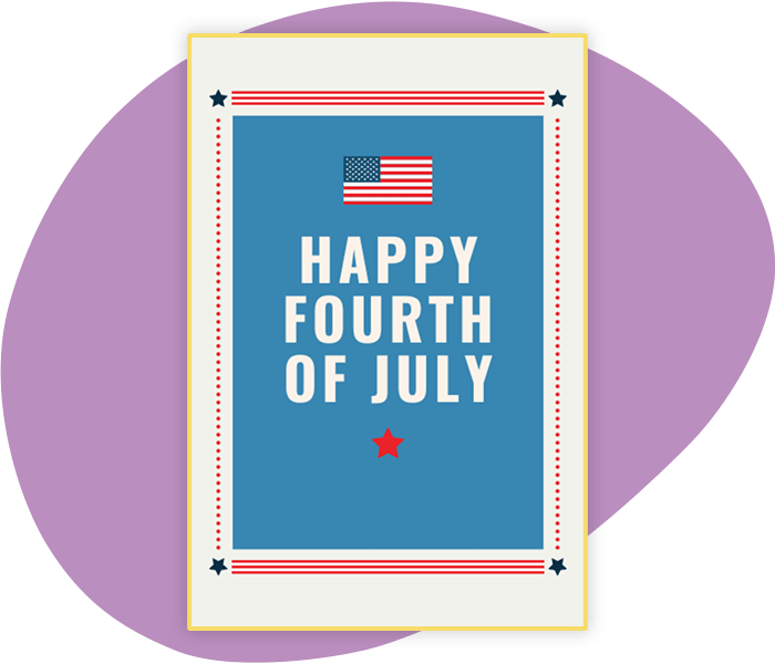 Celebrate independence day and fundraise with nonprofit eCards like this one.