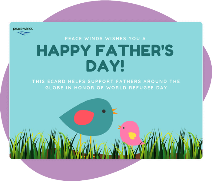 By sending this fundraising eCard, donors can show appreciation for their fathers and give to a worthwhile cause.
