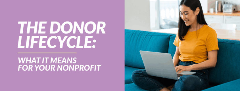 The title of the article, “The Donor Lifecycle: What It Means for Your Nonprofit”