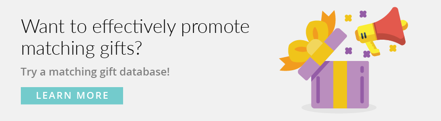 Put more matching gift best practices into action with a matching gift database!
