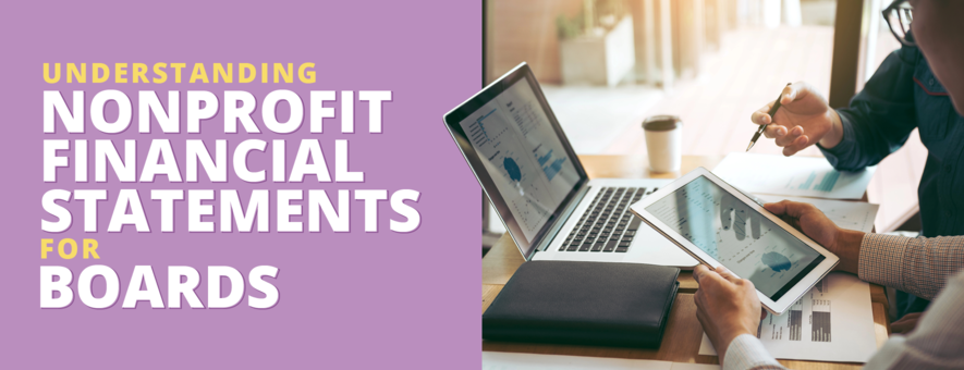 The title of the article, “Understanding Nonprofit Financial Statements for Boards.”