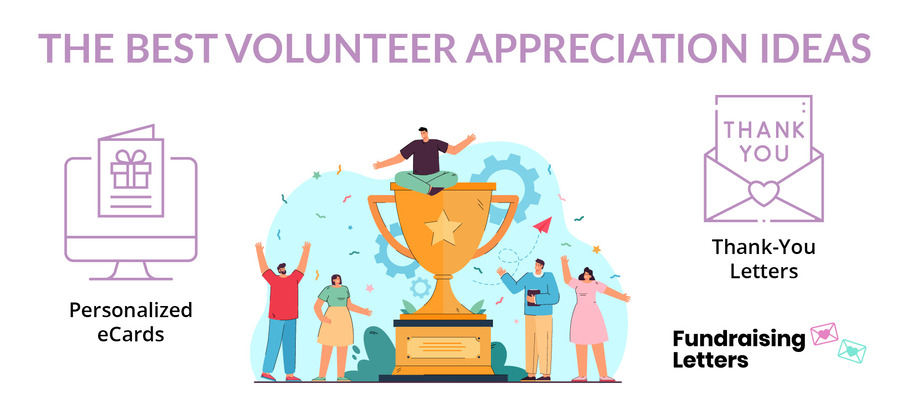 Thank-you eCards and letters are our top two favorite volunteer appreciation gifts.