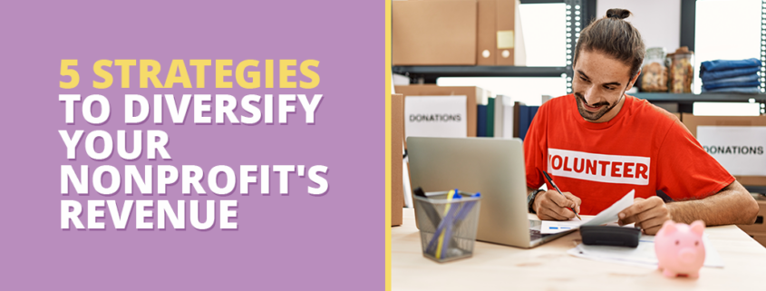 The article’s title: “5 Strategies to Diversify Your Nonprofit’s Revenue.”